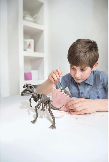 4M | STEAM Dinosaur World Exploration| Hands-On Science Kit with Dinosaur Figures & Fossil Experiments for Kids Ages 5+ - Educational Paleontology Toy Gift