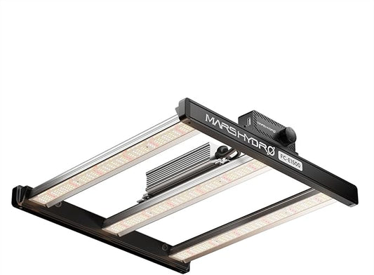 Mars Hydro 2026 New FC-E1500 150Watt LED Grow Light 2X2ft Full Spectrum Grow Light Bar, Smart Dimmable & Integrated Grow Lampe for Veg Bloom Flower, Achieve 2.8 umol/J