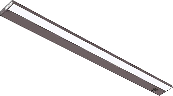 Getinlight 40-inch 3 Color Levels LED Under Cabinet Lighting, Hardwired or Plugged-in, Selectable White 2700K/3000K/4000K, Dimmable, Bronze Finished, IN-0210-5-BZ