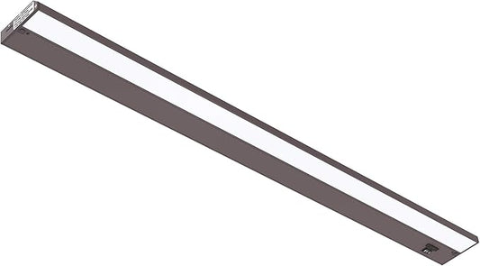 Getinlight 40-inch 3 Color Levels LED Under Cabinet Lighting, Hardwired or Plugged-in, Selectable White 2700K/3000K/4000K, Dimmable, Bronze Finished, IN-0210-5-BZ