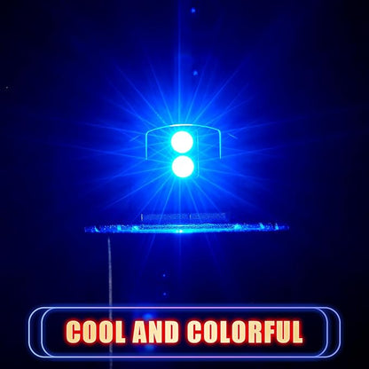 Frienda 2 Pieces Mini USB LED Light, Car LED Interior Lighting 5v Smart USB Atmosphere Light, Laptop Keyboard Office Decoration Night Lamp, Adjustable Brightness, 8 Colors (Type C)