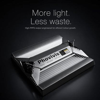 OptiGrowX240 LED Grow Light for Indoor Plants, Full Spectrum with Veg Bloom Control, Optical Lens Design, High Efficiency, High PPFD Output for 2x2 3x3 Grow Tent