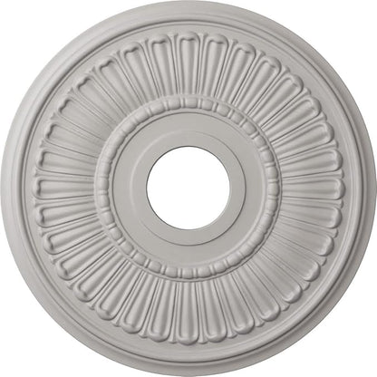 Ekena Millwork CM16MLUWF 16"OD X 3 5/8"ID X 3/4"P Melonie Ceiling Medallion Fits Canopies Up to 6 3/8", Ultra Pure White