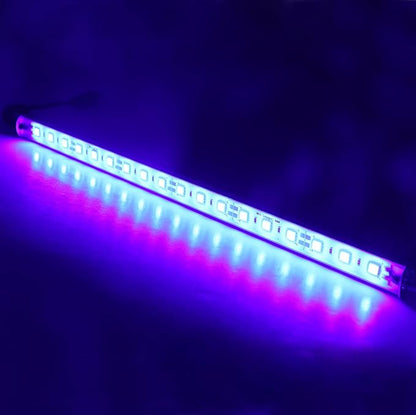 LEDENET 12" Blue 440nm Waterproof IP67 LED Aquarium Fish Tank Light 5050 18 LEDs 12V DC Aluminum Rigid LED Lights Fixture for Plant Grow, Saltwater Freshwater Fish, Reef Tank Lighting