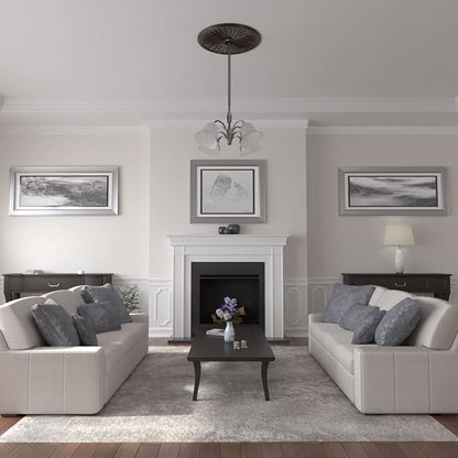 Ekena Millwork CM33LEBZS Leandros Ceiling Medallion, Bronze, 33-1/8" x 3-1/2" x 1-3/8"