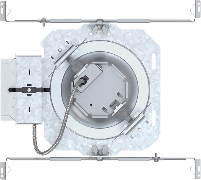 Lithonia Lighting LDN 6 in. New Construction LED Downlight, Non-IC LED Housing, 1000LM, 3500K, 10% 0-10V Dimming (LDN6 35/10 MVOLT GZ10 HSG)