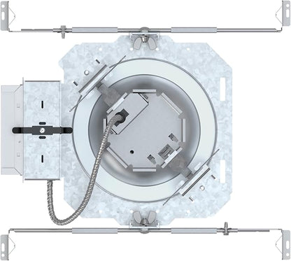 Lithonia Lighting LDN 6 in. New Construction LED Downlight, Non-IC LED Housing, 1500LM, 3500K, 10% 0-10V Dimming (LDN6 35/15 MVOLT GZ10 HSG)