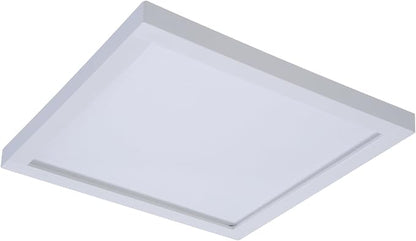 HALO SMD 5 in. and 6 in. 4000K Cool White Integrated LED Recessed Square Surface Mount Ceiling Light Trim at 90 CRI
