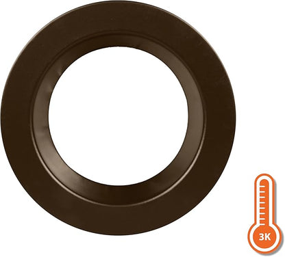DLR4(v6) 4-inch Oil-Rubbed Bronze 3000K Recessed LED Downlight (DLR46071203KOB)