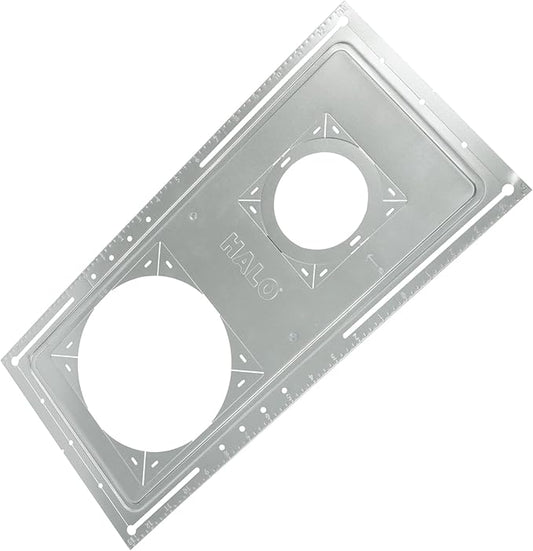 HALO New Construction Rough-in Mounting Smash Plate for 3/4/6 Inch Canless LED Lights, Made of Galvanized Steel, 12-Pack - SP346RS-12PK