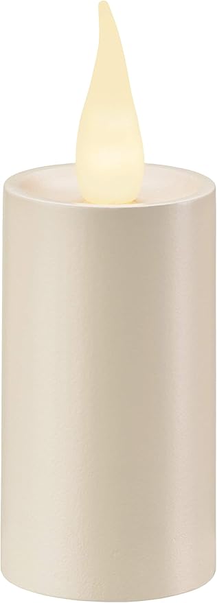 Xodus Innovations FPC1610A Battery Operated Flameless 3 inch Votive Candle with 3D Warm White Flickering Flame and 6 Hour Automatic Timer for Weddings, Parties or Holiday Decorations