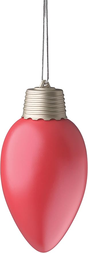 Xodus Innovations WP980-3 Battery Powered Hanging Decorative Outdoor Pulsing 8 inch C9 Bulb Style Light with Sensor Turns-On at Dark, Pack of 3, Red