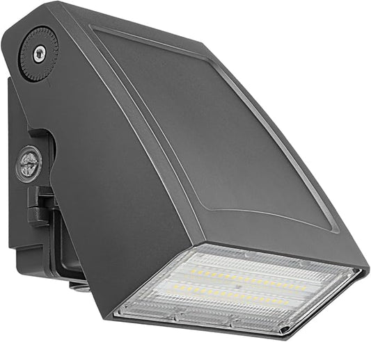 kadision 30W LED Wall Pack Light with Dusk-to-Dawn Photocell, 0-90° Adjustable Full Cutoff Outdoor Wall Light for House Yard Garage, 3900lm 5000K Daylight 100-277V ETL Listed