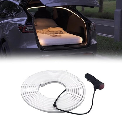 Tlyard Trunk LED Lights Strip for Tesla Model Y Juniper 2025 2026 Back Interior Frunk Lightning Waterproof &High Brightness Strip for Tesla Model Y Accessories