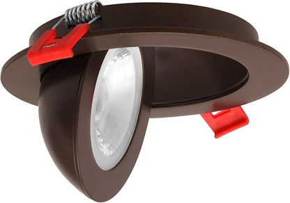 NICOR Lighting DGF43120SRDOB DGF4(v3) Canless Downlight, 4 Inches, Oil-Rubbed Bronze