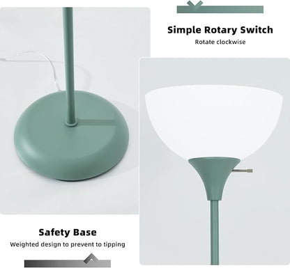 RISLG Standing Lamp, Floor Lamp, Dimmable Floor Lamps for Living Room Bedroom Study Office Kid’s Room (Green)