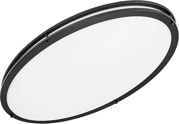 Design House 32 Inch Owens Integrated LED Indoor Ceiling Light, Dimmable, Matte Black – Design House, 588863-BLK