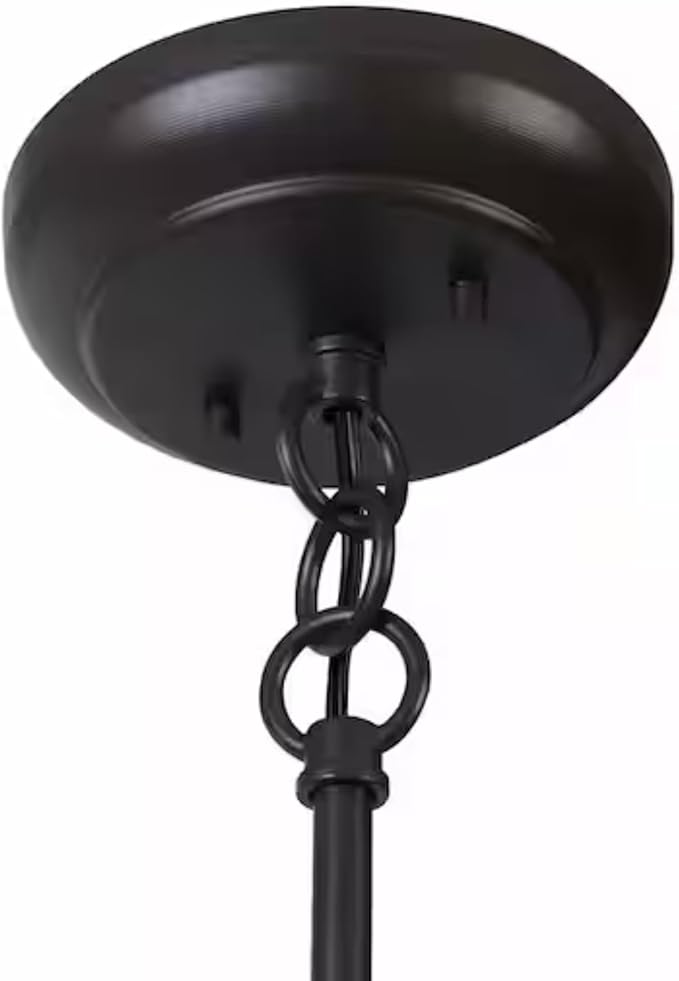 Indoor/Outdoor Mini Pendant Light, 14"" Vintage Farmhouse Decor Adjustable for Kitchen, Restaurant, Dining Room, Entryway, Yard, Waterproof Pendant in Brown Finish, SHEL000047