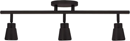 WAC Lighting, Solo 3 Light LED Energy Star Fixed Rail 3000K in Black