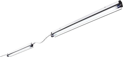 2 Pack LSF8241 T5 2Ft 24W Linkable Single Strip Grow Lights w 2" Wide Mirror Reflector and 6500K and 2500 Lumens, Great for Seeding and VegGrow!