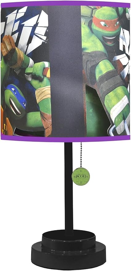 Nickelodeon Table Lamp Teenage Mutant Ninja Turtles 11.8 x 11.6 x 17.2 inches