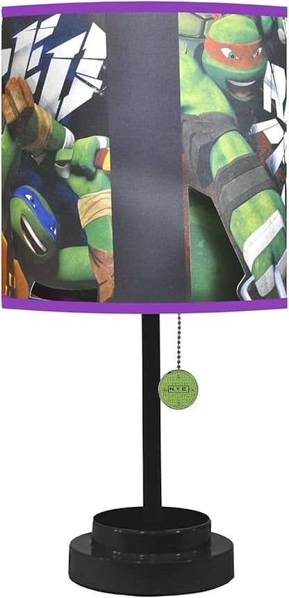 Nickelodeon Table Lamp Teenage Mutant Ninja Turtles 11.8 x 11.6 x 17.2 inches