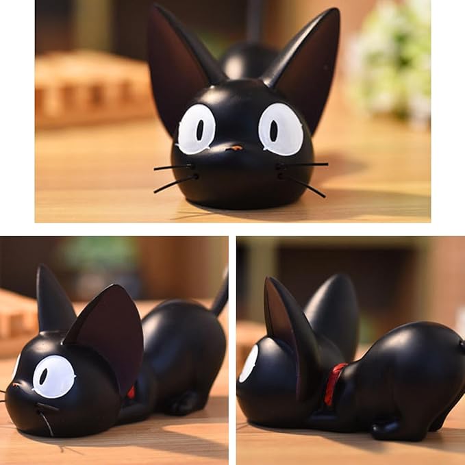 Resin Cat Lamp Creative Cartoon Ornament Night Light for Bedroom, Study, Living Room