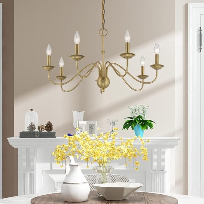 Livex Lighting 7 Lt Polished Brass Chandelier