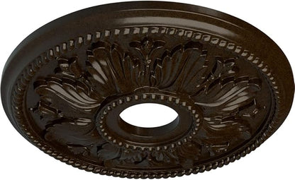 Ekena Millwork CM18ED1BZS Edinburgh Ceiling Medallion, Bronze