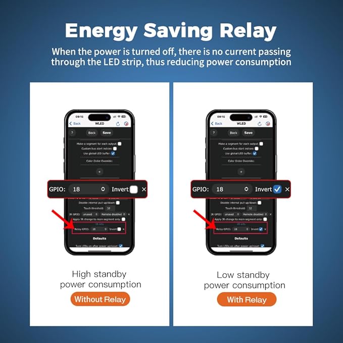 GLEDOPTO Elite ESP32 WLED LED Controller Ethernet WiFi Network Built in I2S Mic 20A Fuse Energy Saving Relay Level Shifter IC ESD Chip Work with Addressable Digital RGB IC WS2811 WS2815 SK6812 etc