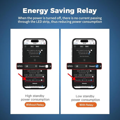 GLEDOPTO Elite ESP32 WLED LED Controller Ethernet WiFi Network Built in I2S Mic 20A Fuse Energy Saving Relay Level Shifter IC ESD Chip Work with Addressable Digital RGB IC WS2811 WS2815 SK6812 etc