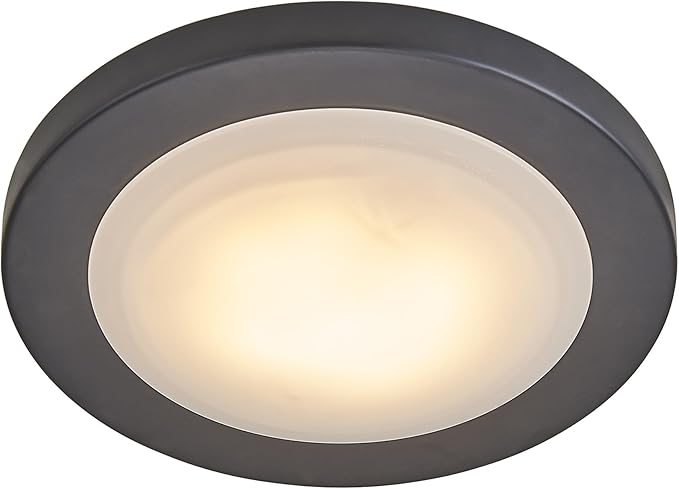 Design House Paxton 7 Inch Flush Mount Ceiling Light Dimmable LED Ceiling Light - 3 Color Temperatures (3000K/4000K/5000K) for Bedroom, Bathroom, Hallway, Matte Black