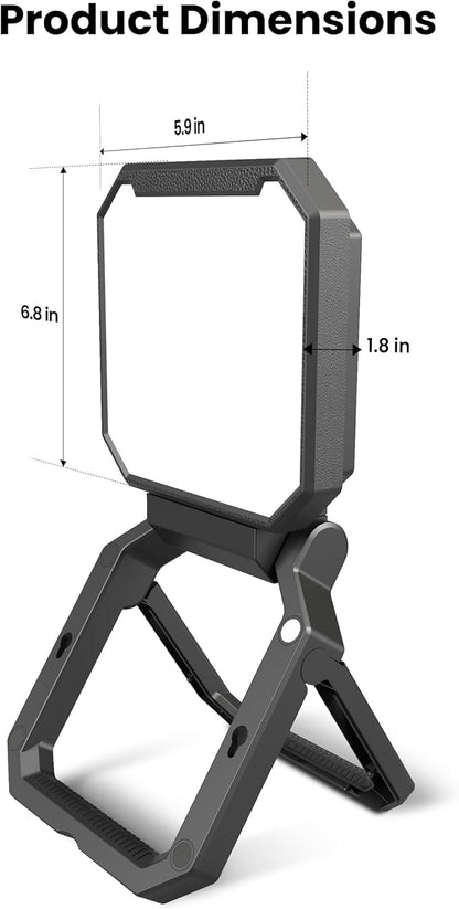 Feit Electric Portable LED Work Light, 360° Rotating Head, 3 Light Modes, 4000/2000/1000 Lumens, Adjustable Working Light for Workshop Garage, 25,000-Hour Lifetime, WORK4000/FOLD/BAT