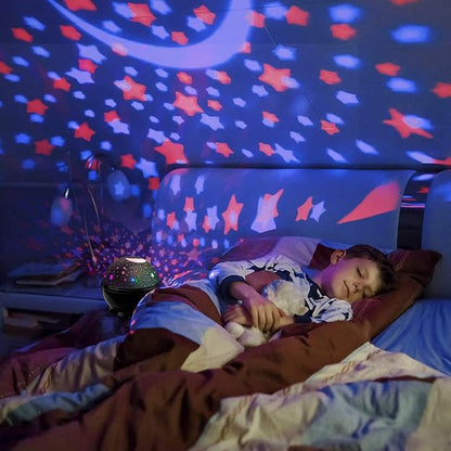 Kids Night Light Projector for Boys, Cars Nightlight and Star Projector Lamp, 360° Rotating Ceiling Light, Car Truck Night Light for Bedroom, Kids Sensory Toys Birthday Gifts for Boys Age 3-7