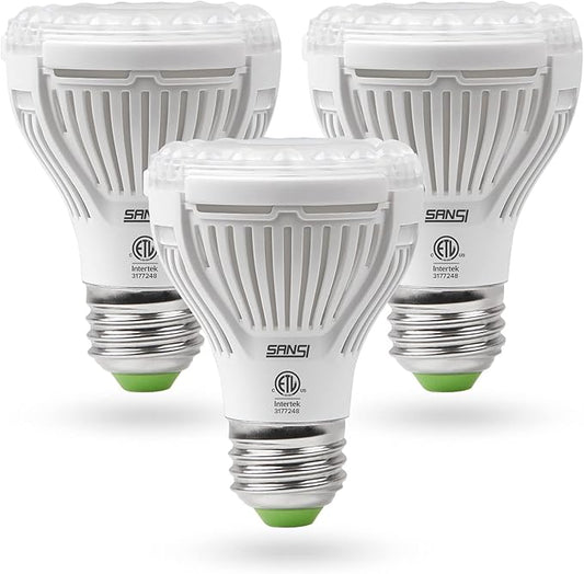 SANSI Grow Light Bulb with COC Technology, Full Spectrum 10W Grow Lamp (150 Watt Equiv) with Optical Lens for High PPFD, Perfect for Seeding and Growing of Indoor Plants, Flowers and Garden