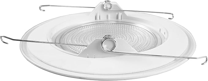 Nicor Lighting 17572 Lexan Shower with Fresnel Lens Trim for 17002A and 17003A 6-Inch IC,White
