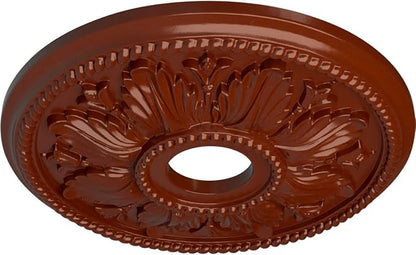 Ekena Millwork CM18ED1FIF Edinburgh Ceiling Medallion, FireBrick