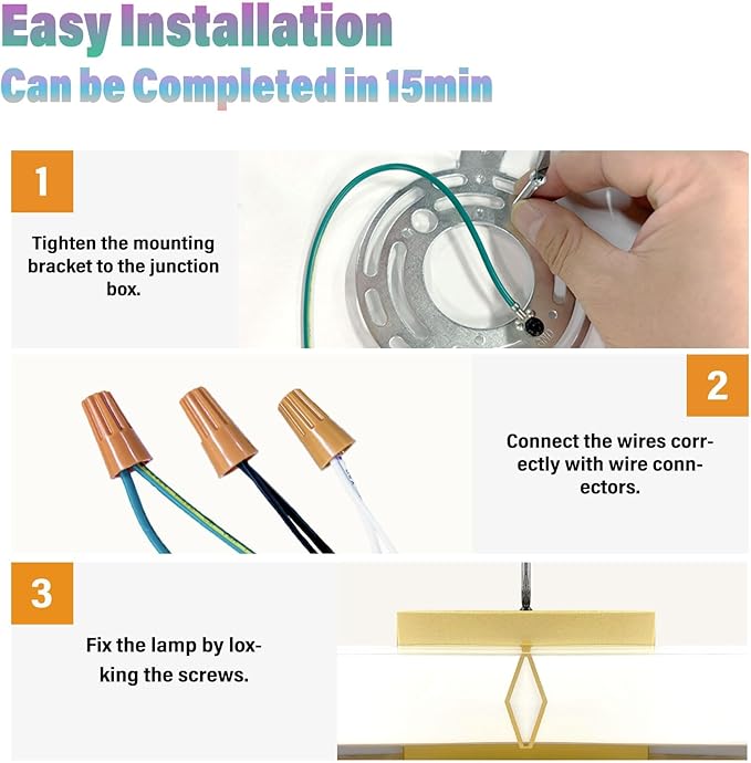16 Inch Bathroom Vanity Light 2000LM, 5700K Daylight White Modern Bathroom Light Dimmable, AC 120V 20W Gold LED Vanity Lighting Fixtures Wall Sconce ETL Certified, 2Pack