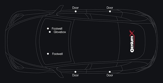 Full 7 Pieces Upgrade LED Kit for Tesla Model Y with Ultra-Bright Replacement Light Bulbs - LEDs fit Trunk, Frunk, Door Puddle, Foot-Well, etc