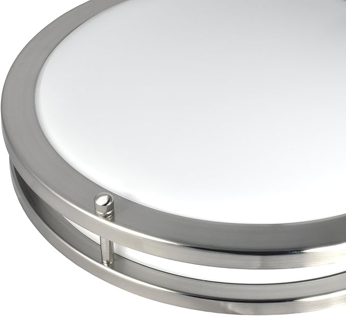 LUXRITE 18 Inch LED Flush Mount Ceiling Light, CCT Color Temperature Selectable 2700K | 3000K | 3500K | 4000K | 5000K, Dimmable Ceiling Light Fixture, 24W, 2160 Lumens, Energy Star, ETL Listed