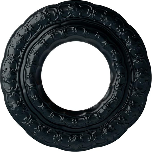 Ekena Millwork CM15LINSF Lisbon Ceiling Medallion, Night Shade