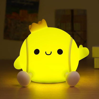 Attivolife Tennis Night Light, Tennis Ball Gifts for Kids, Rechargeable Nursery Bedroom Table Decor Dimmable LED Touch Lamp, Birthday Graduation Christmas Gift for Baby Boy Girl Teen Adult Athlete