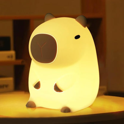 Anywin Cute Capybara Gifts, Capybara Lamp, Squishy Animal Night Light with Timer & Dimmer for Bedroom Decor, Silicone Rechargeable Bedside Light for Kids Boys Girls Women Baby Toddler Teens Gifts