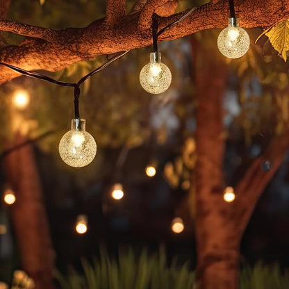 Ideaworks Solar LED Globe String Lights (50 LED Lights)
