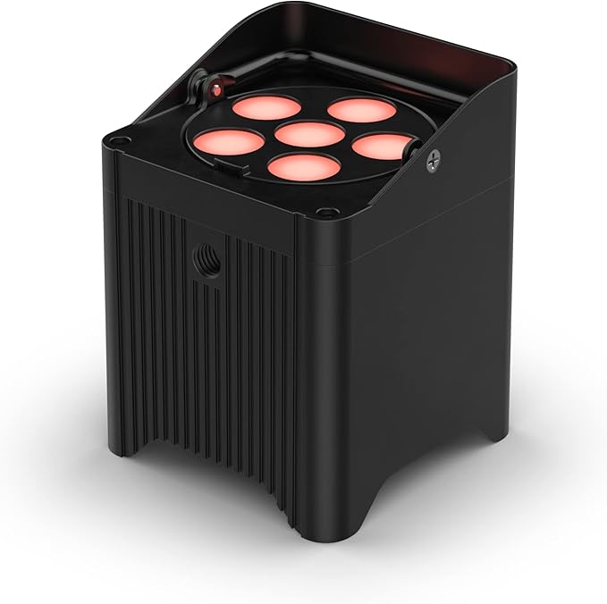 Freedom Par T6 Wireless, Battery-Operated, Tri-Color (RGB) LED Uplight