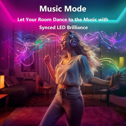 WS2812b LED Strip Ket Individually Addressable LED Strip 9.8FT 30Pixels/m,Smart LED Lights,Bluetooth APP Remote Control Music Sync, USB 5V for Room Home TV Party Decoration