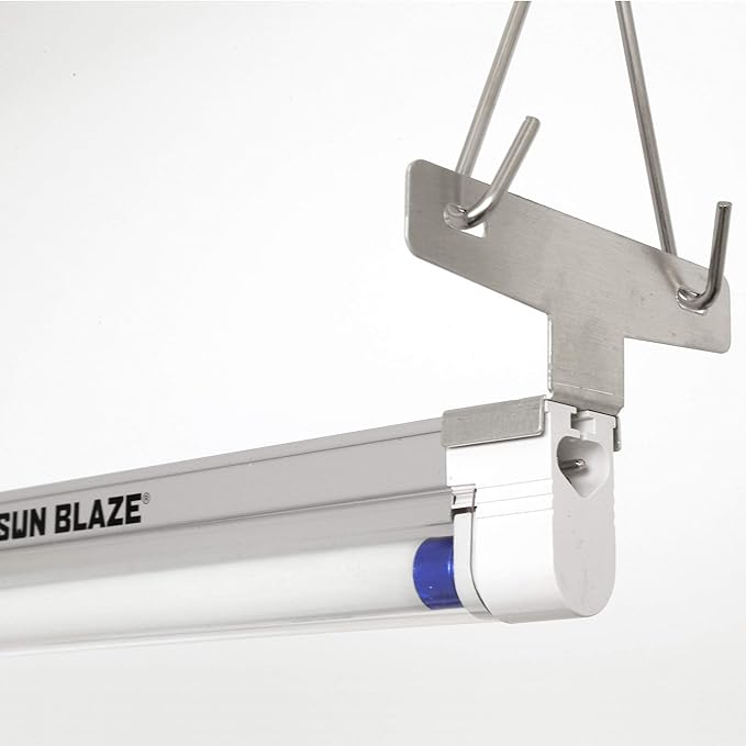 Sun Blaze T5 High Output Fluorescent Strip Light Fixture 21 - Indoor Grow Light, Includes One 24 W 2 ft. 6500 K T5 Lamp