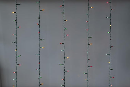 Brite Star 100 Count Mini String Christmas Lights, Multi - 22 feet Indoor/Outdoor Christmas Tree Lights with Green Wire