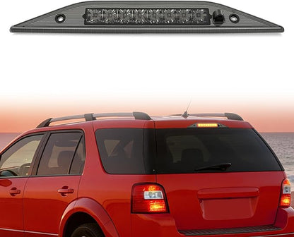Nilight Third Brake Light Tail High Mount 3rd Stop Lights Smoked Lens Compatible with Ford Freestyle 2005 2006 2007 and Ford Taurus X 2008 2009 Van SUV Rear Center Cab Lamp