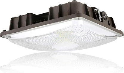 Konlite - 60W (8000LM) Residential & Commercial Indoor & Outdoor Lights for Walkways, Garages & More, Outdoor Light Fixture, UL, Dark Bronze